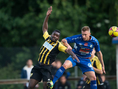 IFK Hässleholms Abelto Ikose i matchen i division 2 mellan