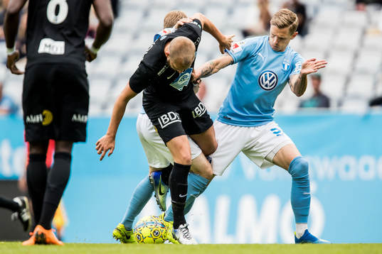 Moldes Eirik Hestad och Malmö FFs Sören Rieks