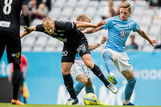 Moldes Eirik Hestad och Malmö FFs Sören Rieks