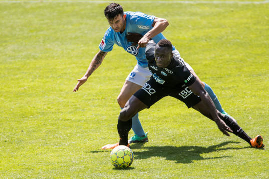 Malmö FFs Behrang Safari och Moldes Ibrahima Wadji