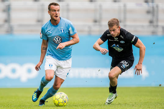 Malmö FFs Eric Larsson och Moldes Petter Strand