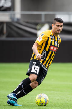 under träningsmatchen i fotboll mellan de Allsvenska lagen