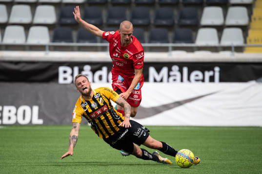 Häckens Alexander Faltsetas och Elfsborgs Daniel Gustavsson