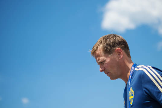 Scout Roger Sandberg of the Swedish national football team