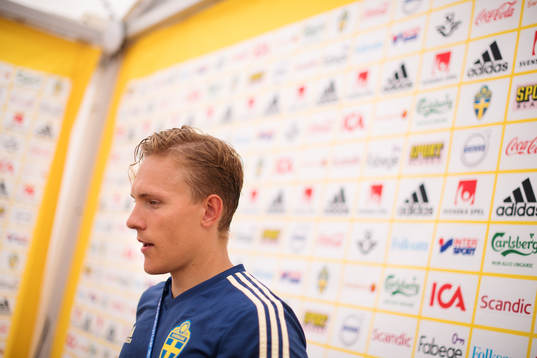 Ludwig Augustinsson of the Swedish national football team