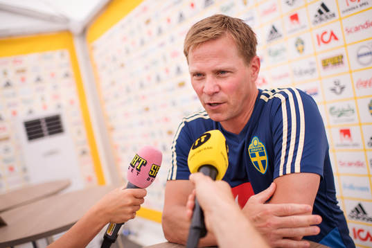Scout Roger Sandberg of the Swedish national football team