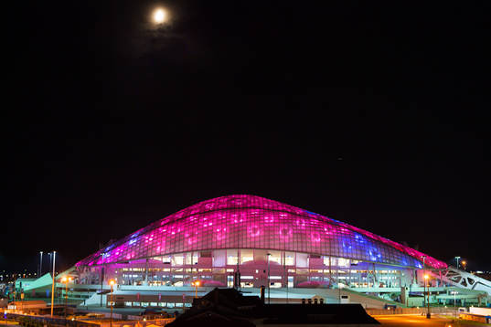 Exterior view over Fisht Stadium