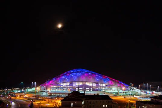 Exterior view over Fisht Stadium
