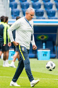 Head coach Tite of Brazil