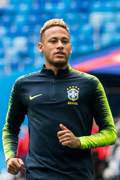 Neymar of Brazil