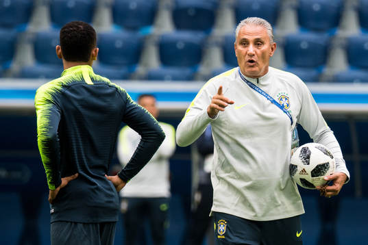 Head coach Tite of Brazil