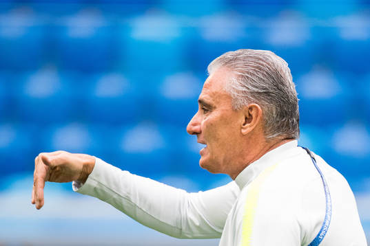 Head coach Tite of Brazil