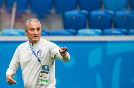 Head coach Tite of Brazil