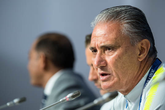 Head coach Tite of Brazil