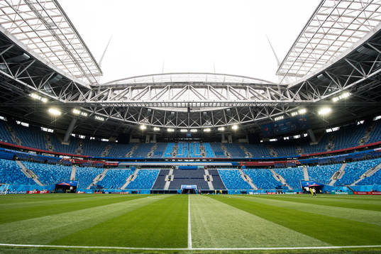 General view of Sankt Petersburg Stadium