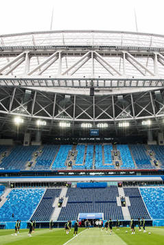 General view of Sankt Petersburg Stadium