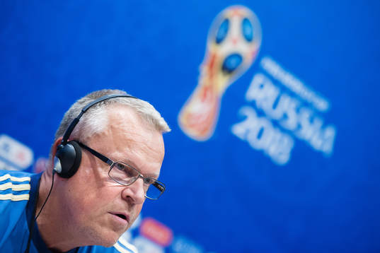 Head coach Janne Andersson of the Swedish national football