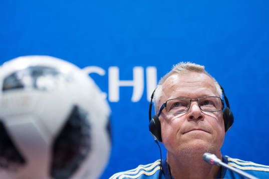 Head coach Janne Andersson of the Swedish national football