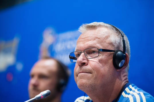 Head coach Janne Andersson of the Swedish national football