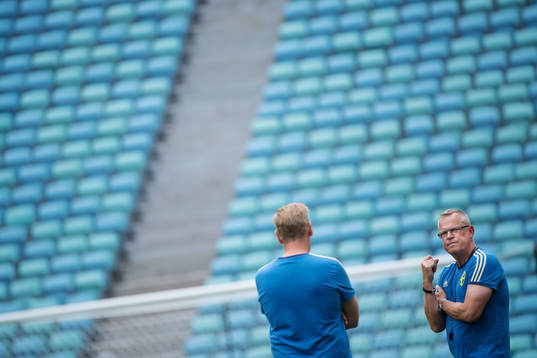 Head coach Janne Andersson of the Swedish national football