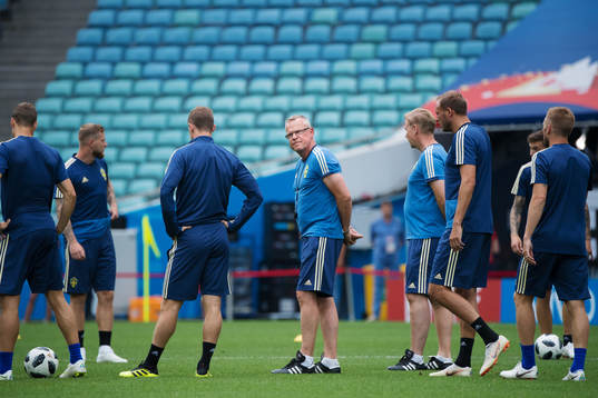 Head coach Janne Andersson of the Swedish national football