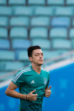 Mesut Özil of the German national football team at a