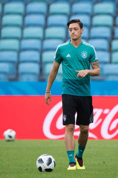 Mesut Özil of the German national football team at a