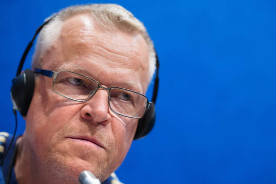 Head coach Janne Andersson of the Swedish national football