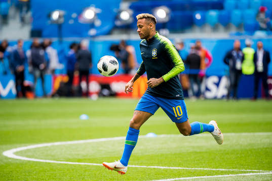Neymar of Brazil