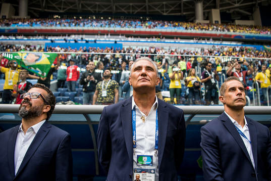 Head coach Tite of Brazil