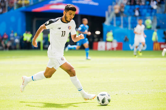 Johan Venegas of Costa Rica
