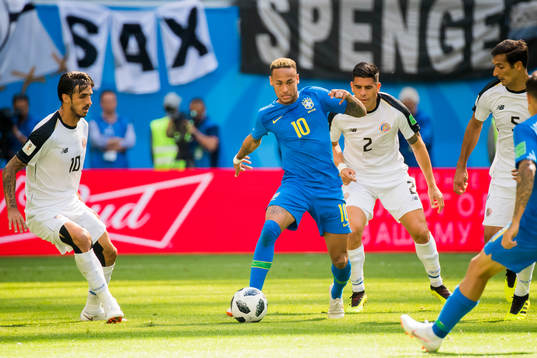 Neymar of Brazil
