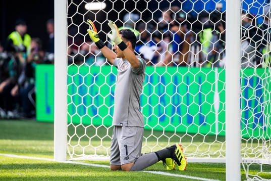 Goalkeeper Keylor Navas of Costa Rica