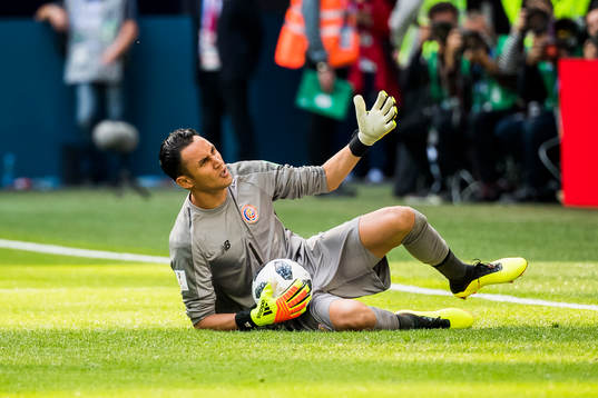 Goalkeeper Keylor Navas of Costa Rica