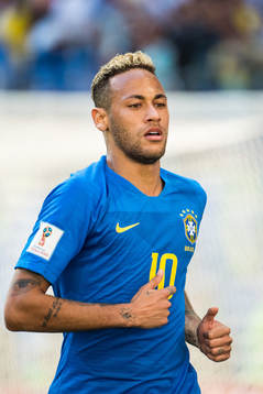 Neymar of Brazil