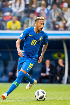 Neymar of Brazil