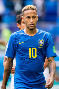 Neymar of Brazil