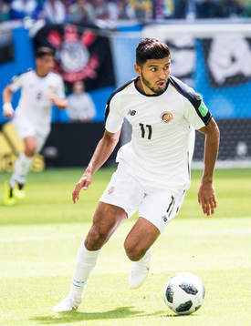 Johan Venegas of Costa Rica