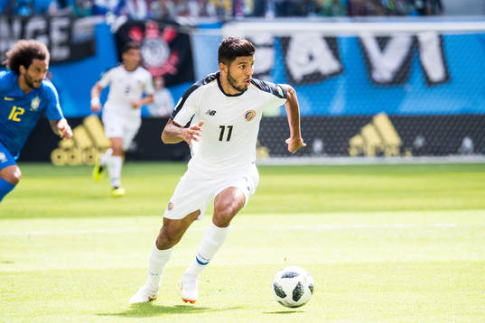 Johan Venegas of Costa Rica
