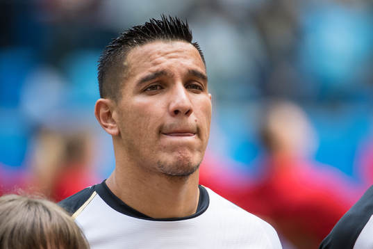 David Guzman of Costa Rica prior the FIFA World Cup group