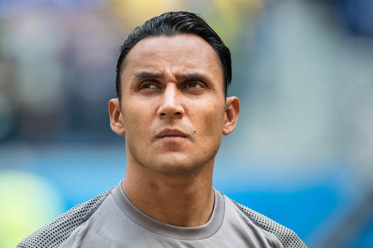 Goalkeeper Keylor Navas of Costa Rica prior the FIFA World