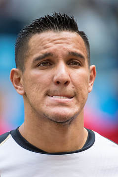 David Guzman of Costa Rica prior the FIFA World Cup group