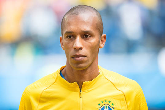Miranda of Brazil prior the FIFA World Cup group stage