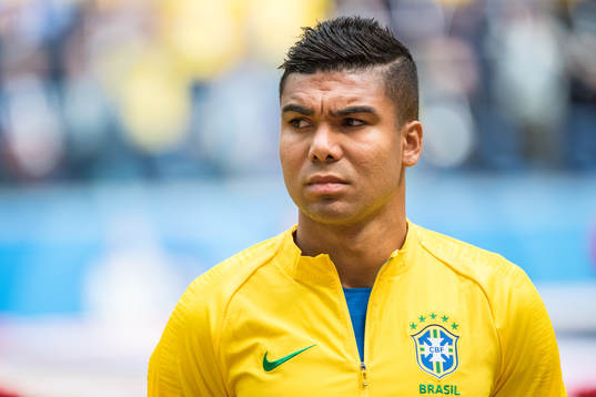 Casemiro of Brazil prior the FIFA World Cup group stage