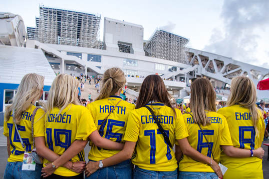 Elin Wass, Elin Fransson, Lina Lundqvist, Julia