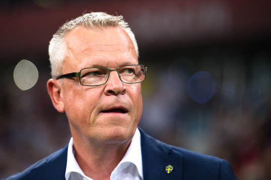 head coach Janne Andersson of Sweden