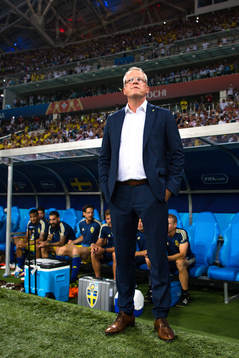 head coach Janne Andersson of Sweden