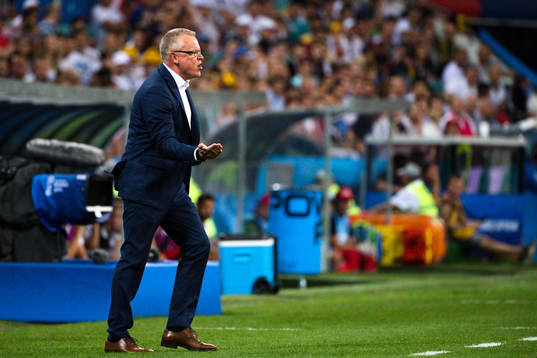 head coach Janne Andersson of Sweden