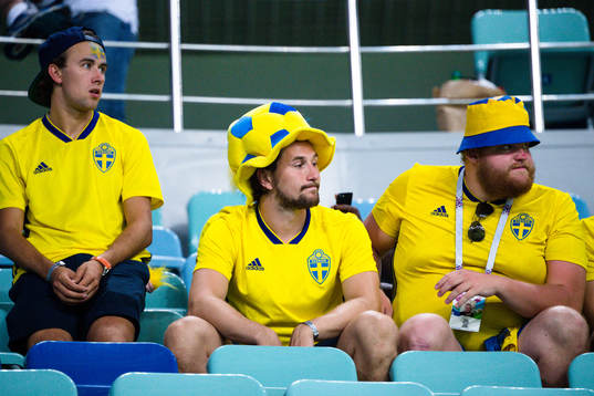 Swedish Ice Hockey player Filip Forsberg looks dejected