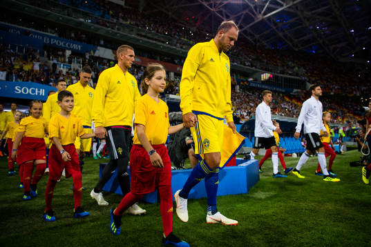 Andreas Granqvist of Sweden prior the FIFA World Cup group